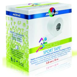NASTRO AUTOADESIVO ANELASTICO PER FASCIATURE DI SOSTEGNO E TAPING MASTER-AID SPORT 3,8X10 - maxifarmacia.it