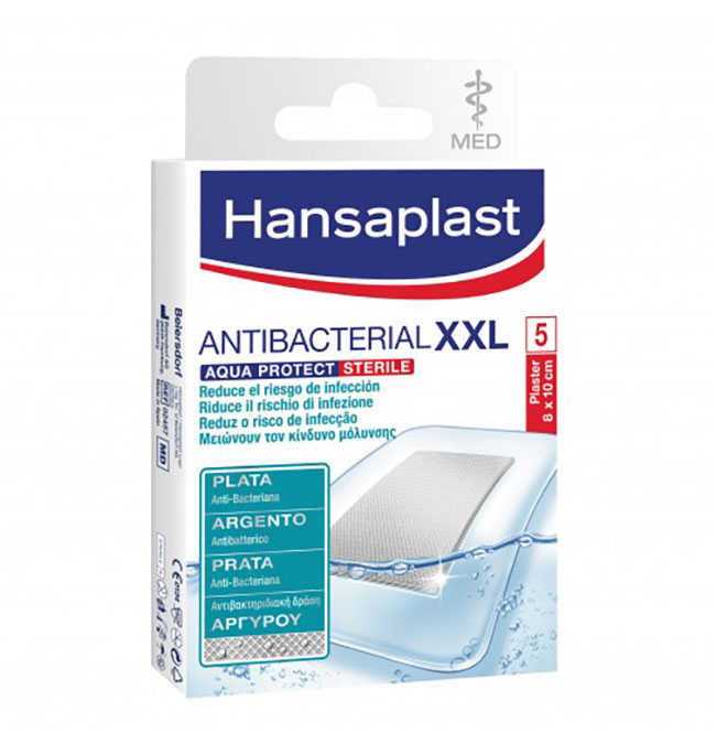HANSAPLAST MED AQUA PROTECT WOUND CARE MEDICAZIONE 80X100 CM 5 PEZZI - maxifarmacia.it