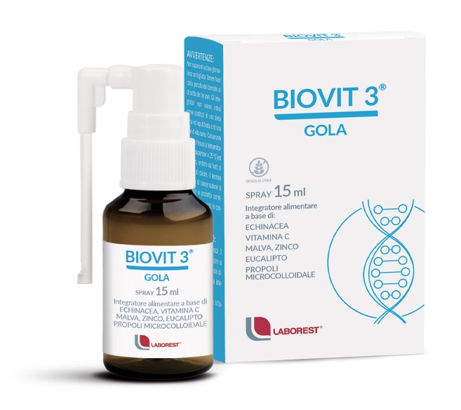 BIOVIT 3 GOLA 1 FIALA 15 ML SPRAY - maxifarmacia.it