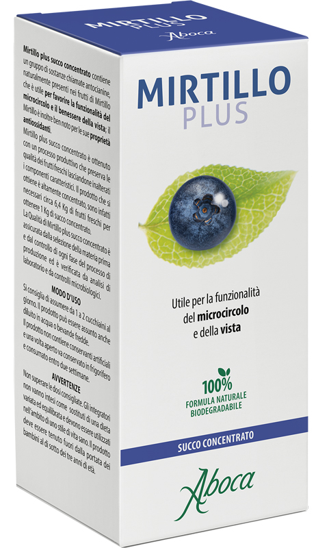 MIRTILLO PLUS SUCCO CONCENTRATO 100 ML - maxifarmacia.it