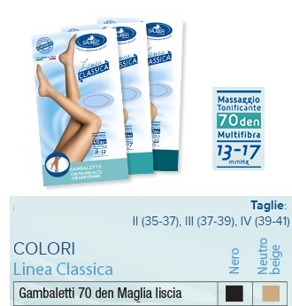 SAUBER GAMBALETTO 70 MAGLIA LISCIA NERO 4 LINEA CLASSICA - maxifarmacia.it