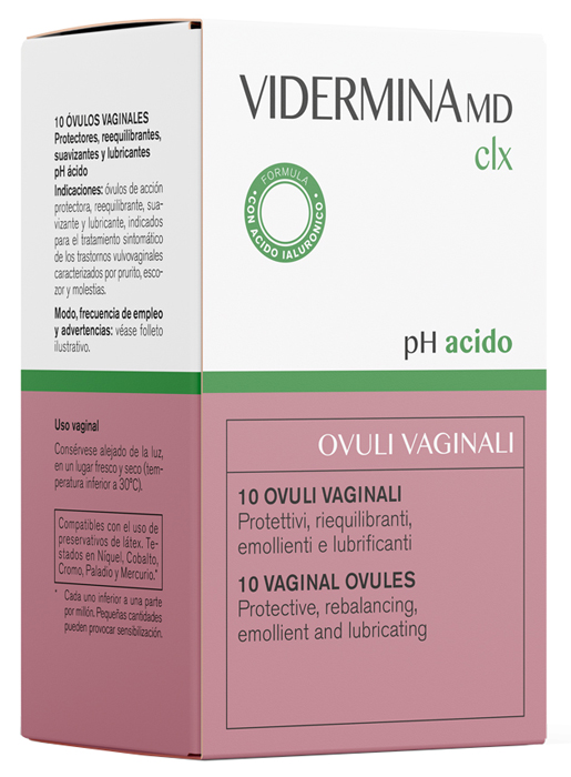 VIDERMINA MD CLX 10 OVULI VAGINALI - maxifarmacia.it