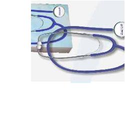 FONENDOSCOPIO PIATTO COLORE BLU - maxifarmacia.it