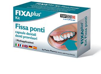 CEMENTO PROVVISORIO PER PONTI FIXAPLUS KIT 1 PEZZO - maxifarmacia.it