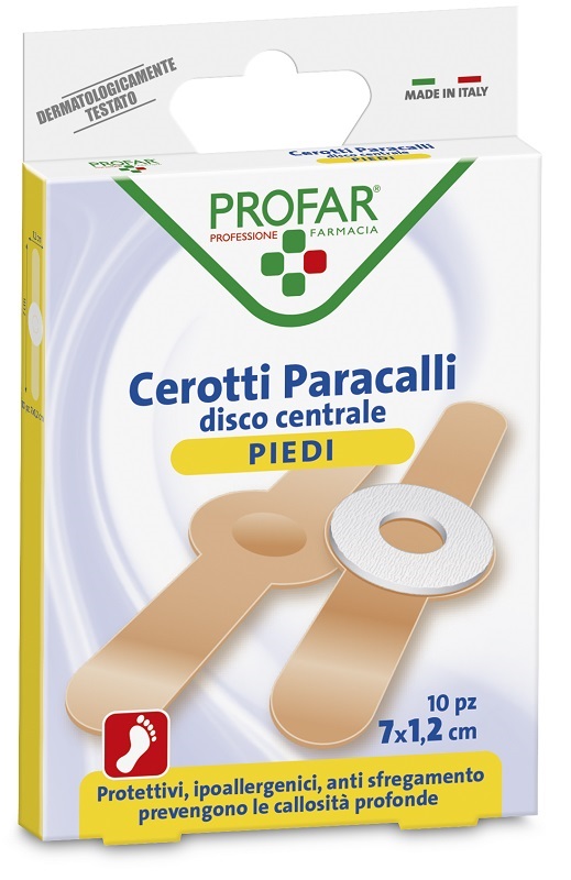 CEROTTO PARACALLI PROFAR 7X1,2 CM 10 PEZZI - maxifarmacia.it