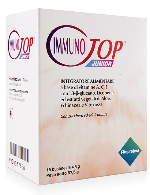 IMMUNOTOP JUNIOR 15 BUSTINE DA 4,5 G - maxifarmacia.it