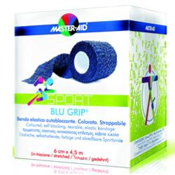 BENDA ELASTICA AUTOBLOCCANTE MASTER-AID SPORT BLUGRIP 4X4,5 - maxifarmacia.it