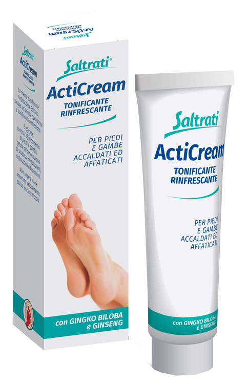 SALTRATI ACTICREAM TONIFICANTE RINFRESCANTE PER PIEDI E GAMBE 100 ML - maxifarmacia.it