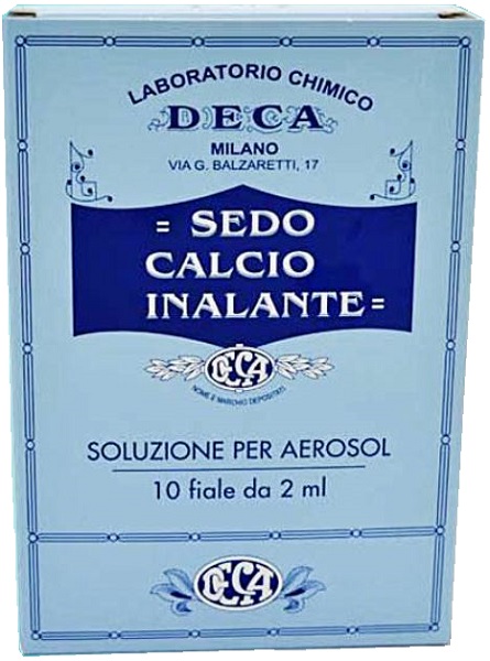SEDO CALCIO INALANTE SOLUZIONE AEROSOL 10 FIALE 2 ML - maxifarmacia.it