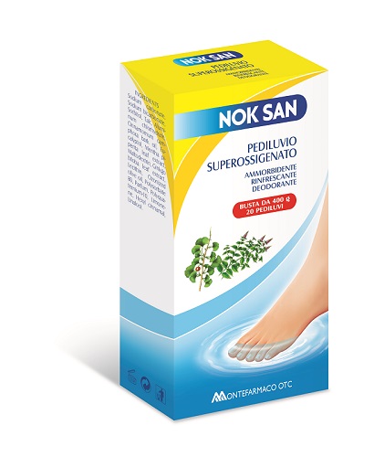 NOK SAN PEDILUVIO SUPEROSSIGENATO 400 G - maxifarmacia.it