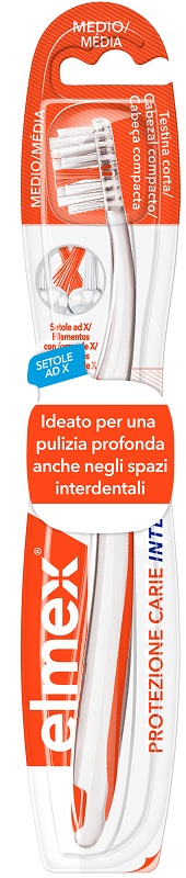 ELMEX INTERX SPAZZOLINO PROTEZIONE CARIE TESTINA CORTA - maxifarmacia.it