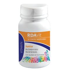 RDA VIT JUNIOR 30 COMPRESSE LINEA VITAMIN - maxifarmacia.it