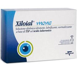 SOLUZIONE OFTALMICA IDRATANTE LUBRIFICANTE XILOIAL 20 MONODOSE DA 0,5ML - maxifarmacia.it