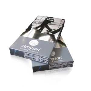 LEI E LUI CALZINO BLU 2 FLEBYSAN - maxifarmacia.it