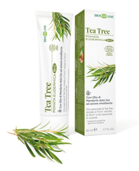 BIOSLINE TEA TREE POMATA EUDERMICA CERT ECOCERT 50 ML - maxifarmacia.it