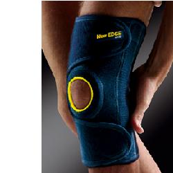 GINOCCHIERA ELASTICA CON FORO NEW EDGE 021 BLU S - maxifarmacia.it
