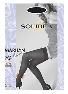 MARILYN 70 OPACO CALZA AUTOREGGENTE NERO 4 - maxifarmacia.it