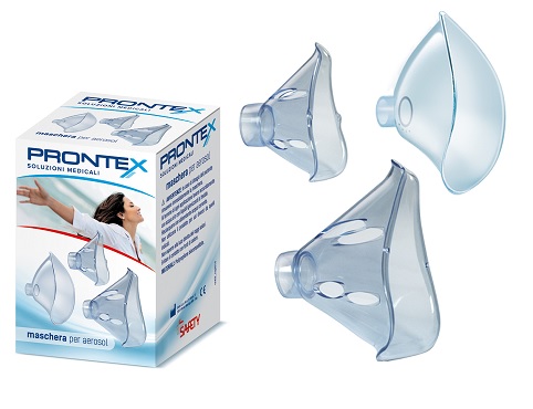 MASCHERA PEDIATRICA AEROSOL PRONTEX FAST LINE IN PLASTICA - maxifarmacia.it