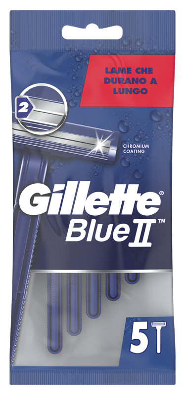 RASOIO GILLETTE BLUE II STANDARD 6 X 20 X 5 - maxifarmacia.it