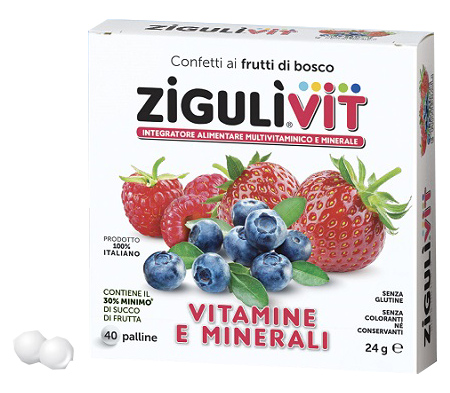 ZIGULI VIT FRUTTIBOSCO 40 CONFETTI - maxifarmacia.it