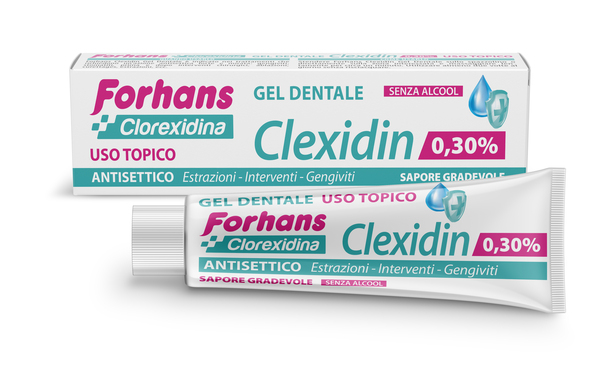 FORHANS CLEXIDIN COLLUTORIO IN GEL ALLA CLOREXIDINA 0,30% 30 - maxifarmacia.it