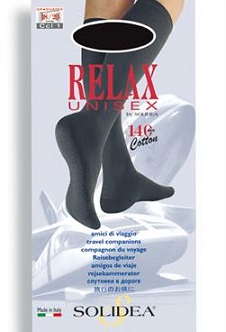 RELAX UNISEX 140 GAMBALETTO COTTON NERO 2 - maxifarmacia.it