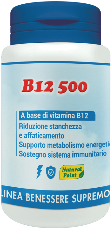 B12 500 CIANOCOBALAMINA 100 CAPSULE VEGETALI - maxifarmacia.it