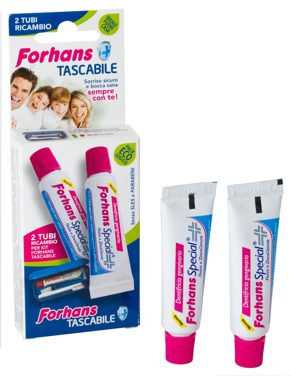 FORHANS SP DENTIF RIC 2TUBI - maxifarmacia.it