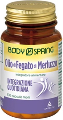 BODY SPRING OLIO MERLUZZO 100 CAPSULE - maxifarmacia.it