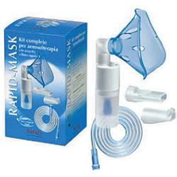 KIT COMPLETO PRONTEX RAPID MASK PER AEROSOLTERAPIA CON AMPOLLA PLASTICA +MASCHERA PER ADULTI +TUBO PRESSIONE +ACCESSORIO NASALE +BOCCHERUOLA - maxifarmacia.it