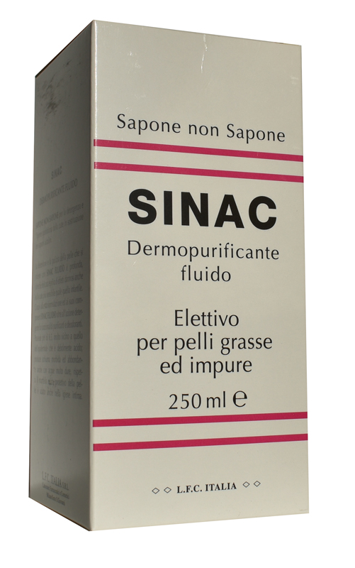 SINAC FLUIDO DERMOPURIFICANTE 250 ML - maxifarmacia.it