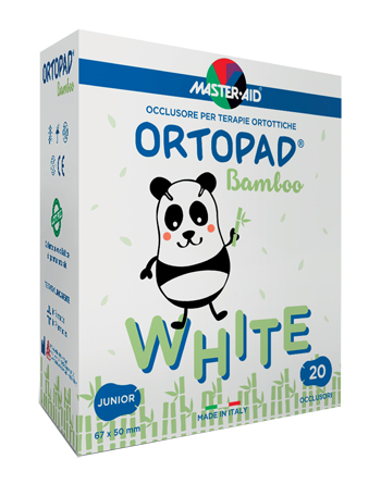 CEROTTO OCULARE PER ORTOTTICA ORTOPAD BIANCO JUNIOR 20 PEZZI - maxifarmacia.it
