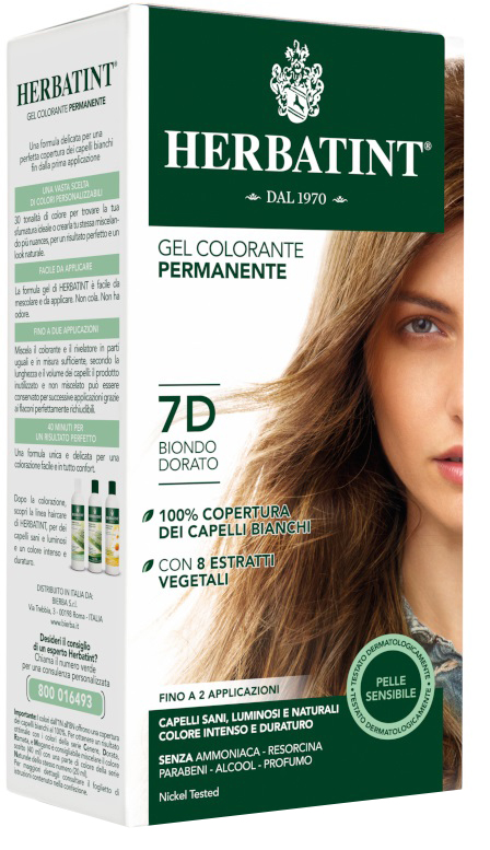 HERBATINT 7D BIONDO DORATO 150 ML - maxifarmacia.it