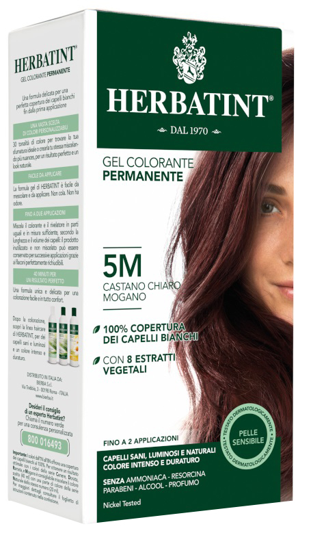 HERBATINT 5M CASTANO CHIARO MOGANO 150 ML - maxifarmacia.it