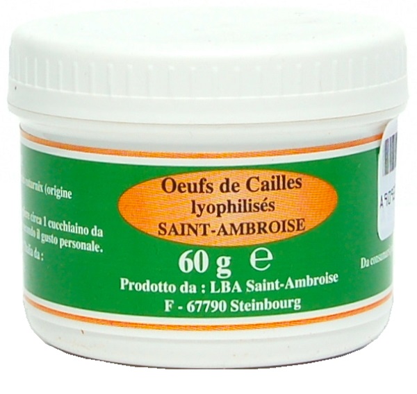 UOVA COTURNIX LIOFILIZZATO 60 G - maxifarmacia.it