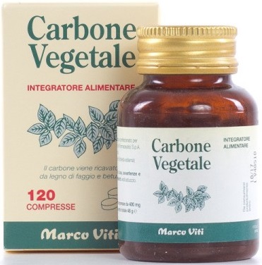 CARBONE VEGETALE 120 COMPRESSE - maxifarmacia.it