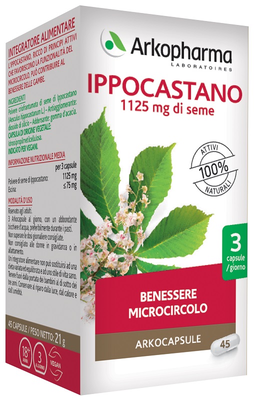 ARKO CAPSULE IPPOCASTANO 45 CAPSULE - maxifarmacia.it