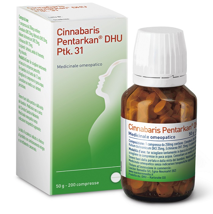 CINNABARIS 31 PTK 200 COMPRESSE 50 G - maxifarmacia.it