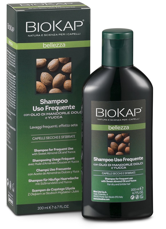 BIOKAP BELLEZZA SHAMPOO USO FREQUENTE 200 ML BIOSLINE - maxifarmacia.it