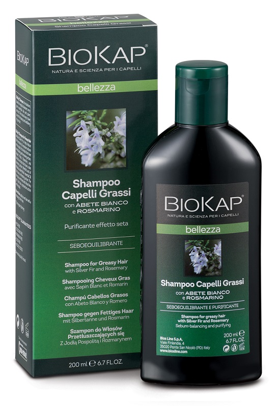 BIOKAP BELLEZZA SHAMPOO CAPELLI GRASSI 200 ML BIOSLINE - maxifarmacia.it
