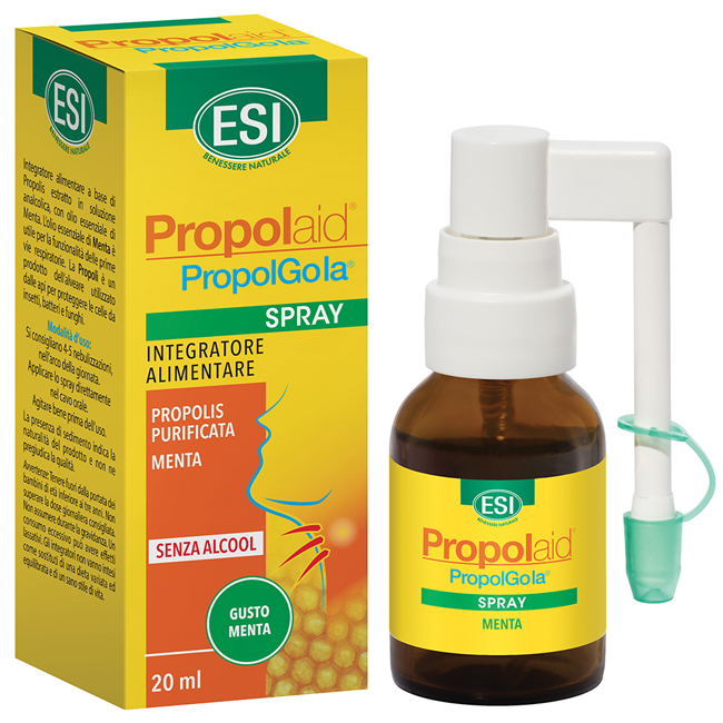 ESI PROPOLAID SPRAY GOLA ANALCOLICO MENTA 20 ML - maxifarmacia.it
