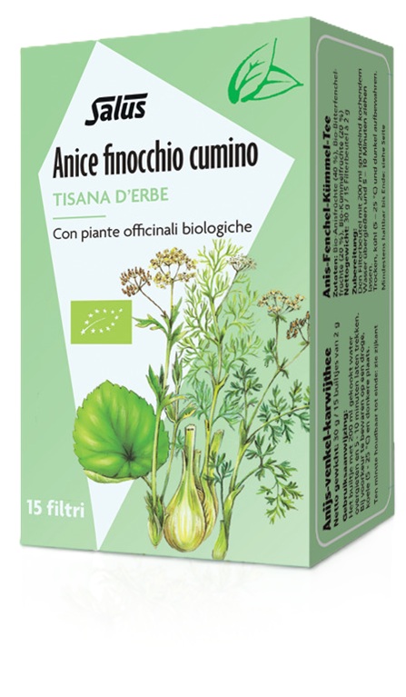 ANICE FINOCCHIO CUMINO TISANA 15 FILTRI BIO - maxifarmacia.it