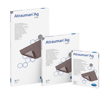 MEDICAZIONE CON ARGENTO ATRAUMAN AG 5X5CM 3 PEZZI - maxifarmacia.it