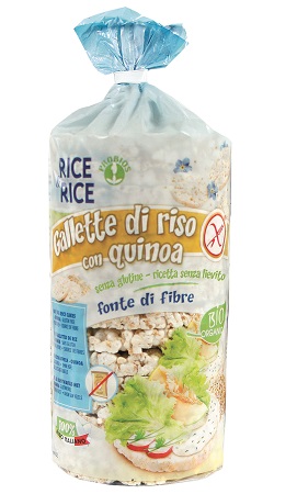 RICE&RICE GALLETTE DI RISO CON QUINOA 100 G SENZA LIEVITO - maxifarmacia.it