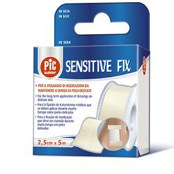 CEROTTO IN ROCCHETTO PIC SENSITIVE FIX SETA 5X500 CM CON FUSTELLA - maxifarmacia.it