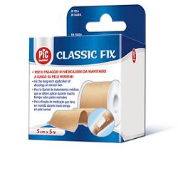 CEROTTO IN ROCCHETTO PIC CLASSIC FIX TELA 1,25CMX500 CM CON  FUSTELLA - maxifarmacia.it