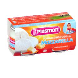 PLASMON OMOGENEIZZATO FORMAGGINO MOZZARELLA 80 G X 2 PEZZI - maxifarmacia.it