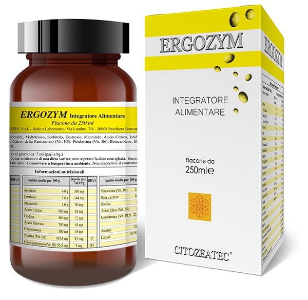 ERGOZYM 250 ML - maxifarmacia.it