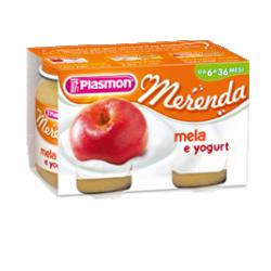 PLASMON OMOGENEIZZATO YOGURT MELA 120 G X 2 PEZZI - maxifarmacia.it