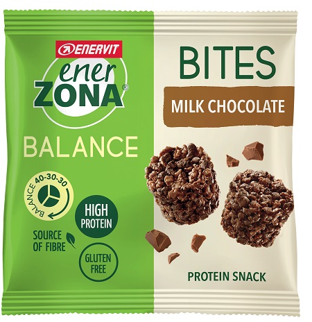 ENERZONA BITES MILK CHOCOLATE 1 BUSTINA - maxifarmacia.it